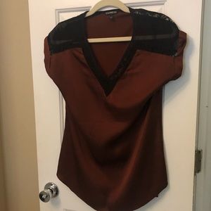 Small orange express shirt